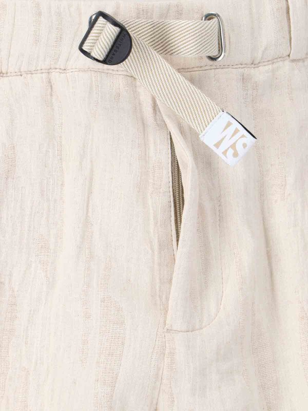 WHITE SAND buy online Belted trousers