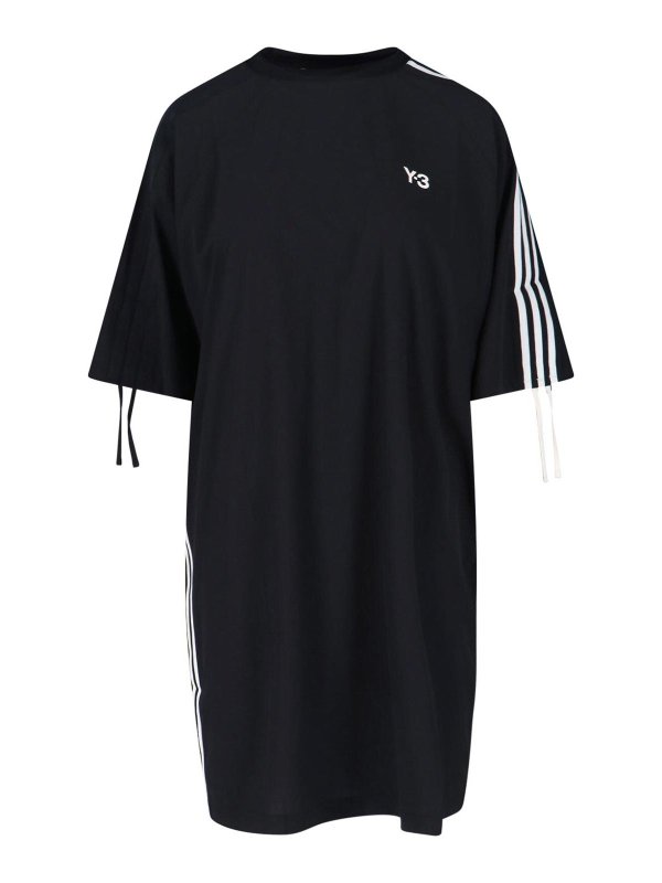 Y-3: Robes courtes - Robe Courte - Noir