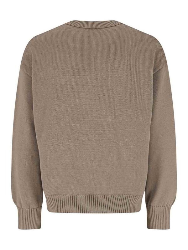 AMI PARIS: Suéteres con cuello pico online - Suéter Cuello Redondo - Beis
