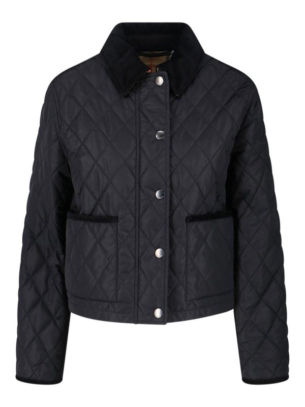 BURBERRY: casual jackets - Cropped jacket