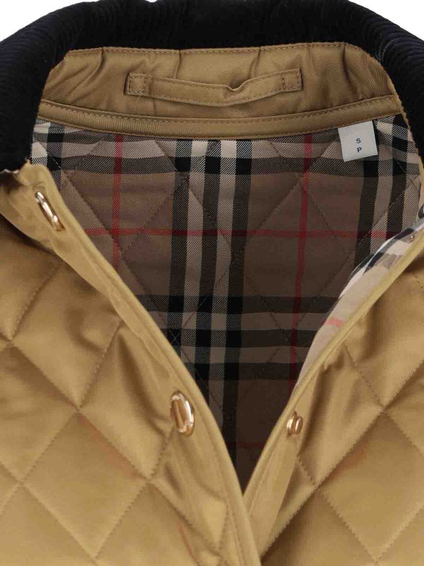 Giacca trapuntata shop online: BURBERRY