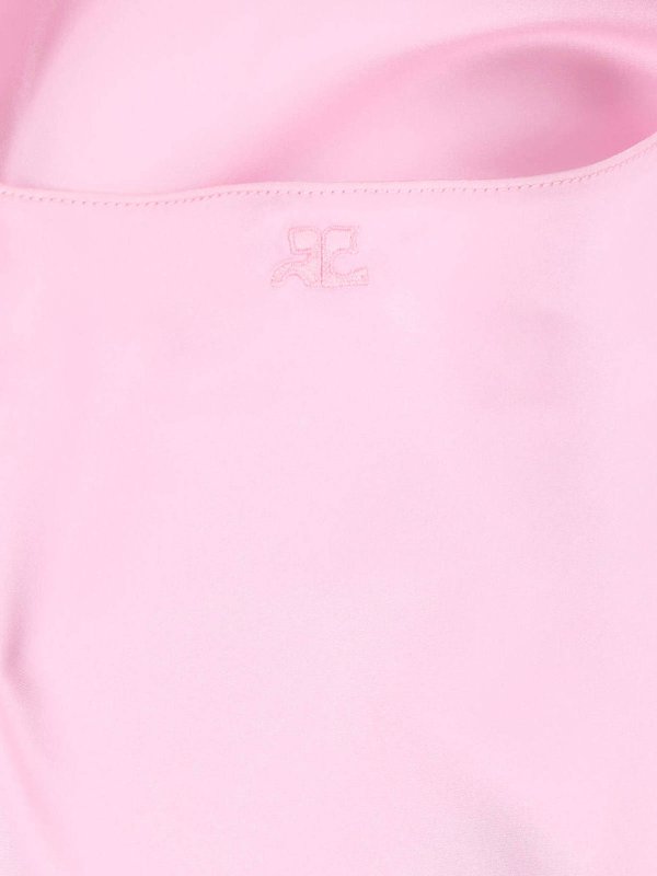 The Best Shops Courreges: abiti corti - Abito mini in seta