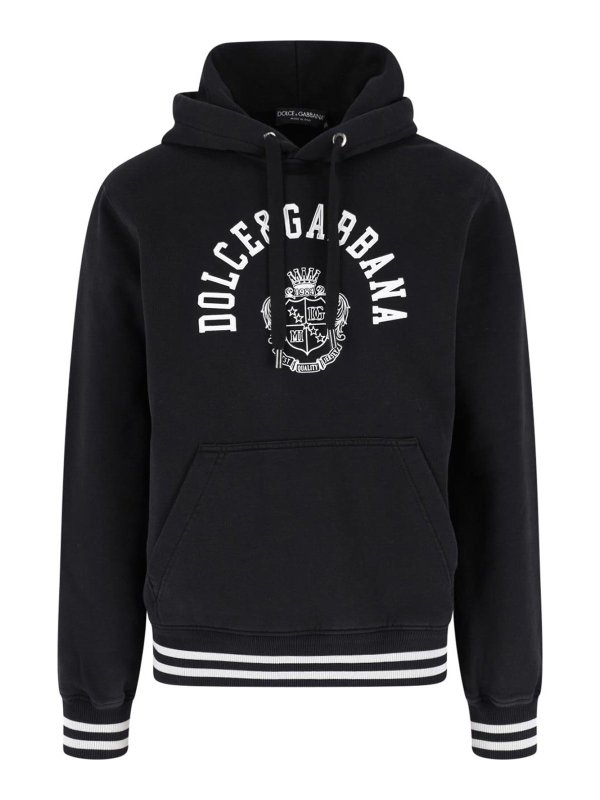 DOLCE & GABBANA: Sudaderas y suéteres - Sudadera - Negro