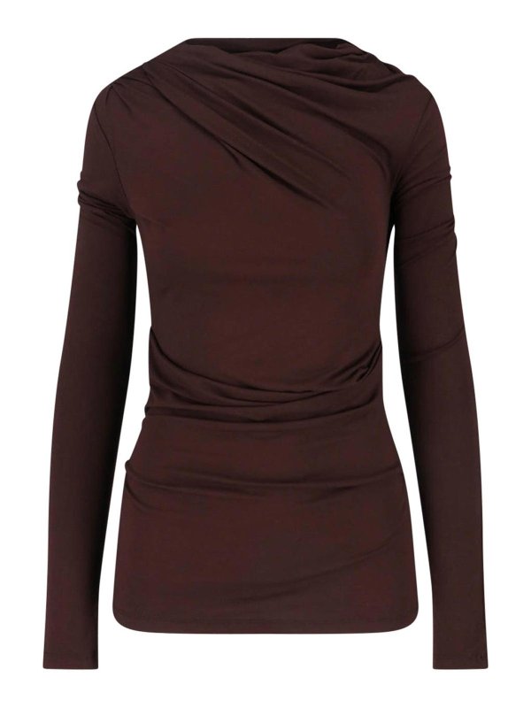 ENTIRE STUDIOS: Tops und Tank Tops - Top - Braun
