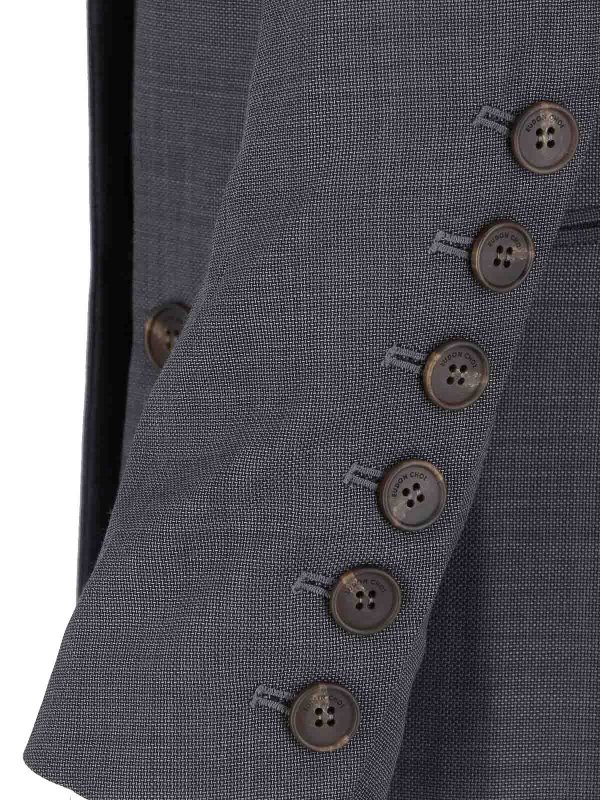 The Best Shops EUDON CHOI: Vestes de costume - Blazer - Gris