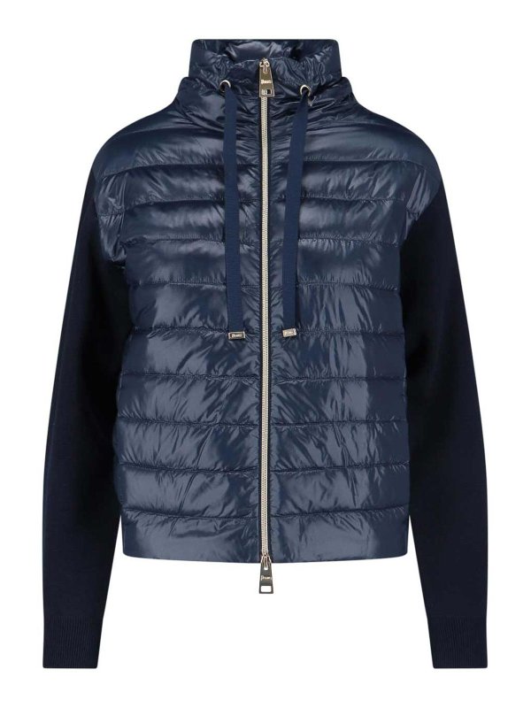 HERNO: Vestes-rembourrees - Blouson Rembourré - Bleu