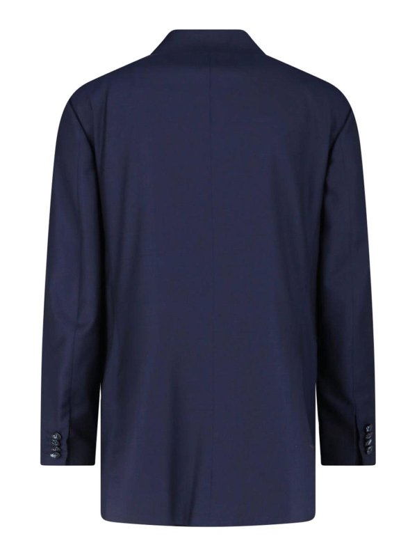 KITON: formal suits online - Double-breasted wool suit