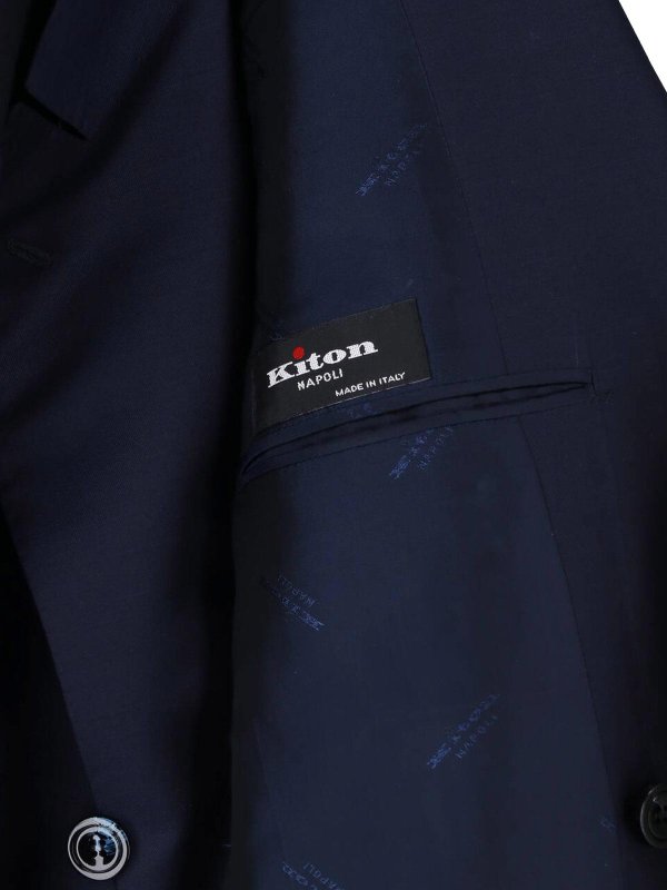 KITON buy online Double-breasted wool suit
