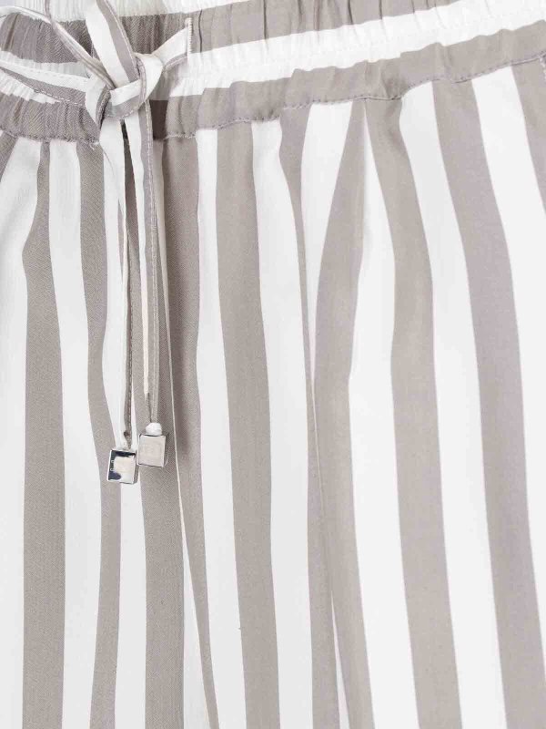 KITON buy online Pantaloni ampi in seta