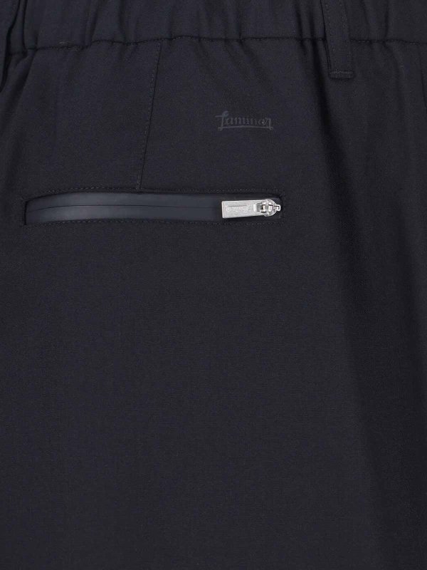 Wool blend shorts shop online: LAMINAR