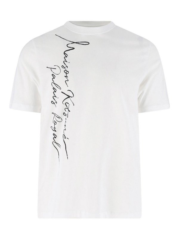 MAISON KITSUNÉ: Tシャツ - Tシャツ - 白