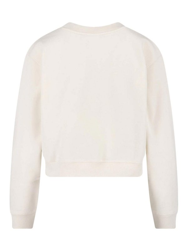 MAISON KITSUNÉ: Sweatshirts und Pullover online - Sweatshirt - Weiß