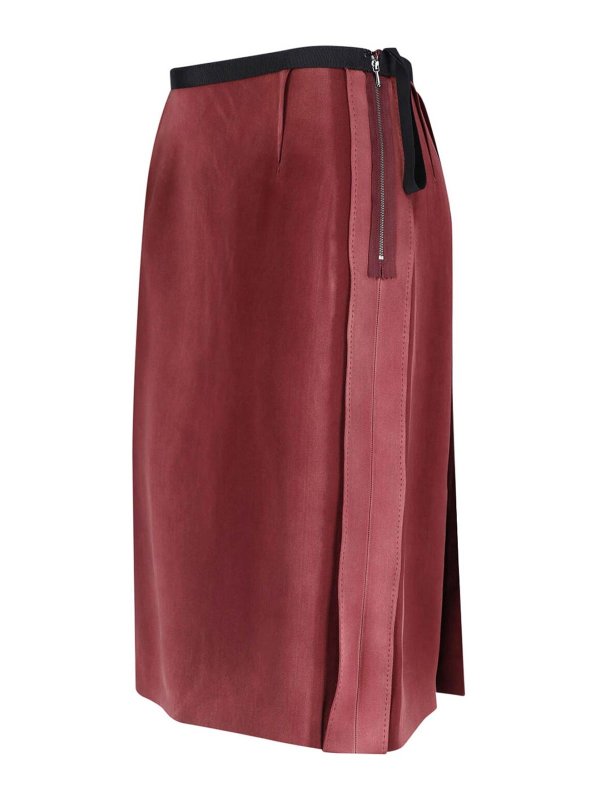 The Best Shops Maison Margiela: Knielange und Midi Röcke - Midirock - Rot