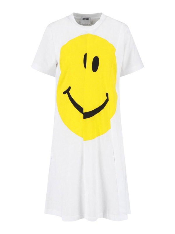 MOSCHINO: abiti al ginocchio - Abito smiley