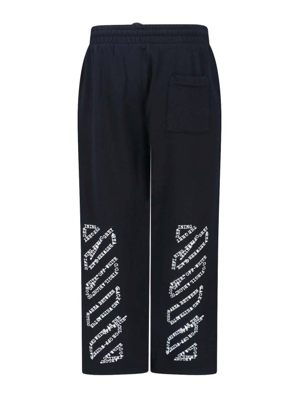 OFF-WHITE: スウェットパンツ online - トラックスーツ ボトムス - 黒