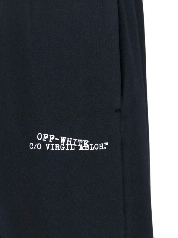 トラックスーツ ボトムス - 黒 shop online: OFF-WHITE