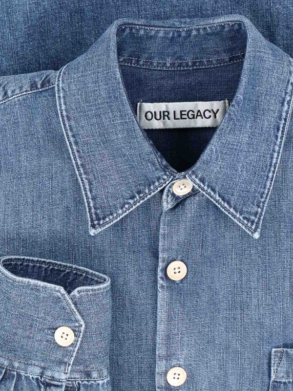 The Best Shops OUR LEGACY: camicie - Camicia in denim