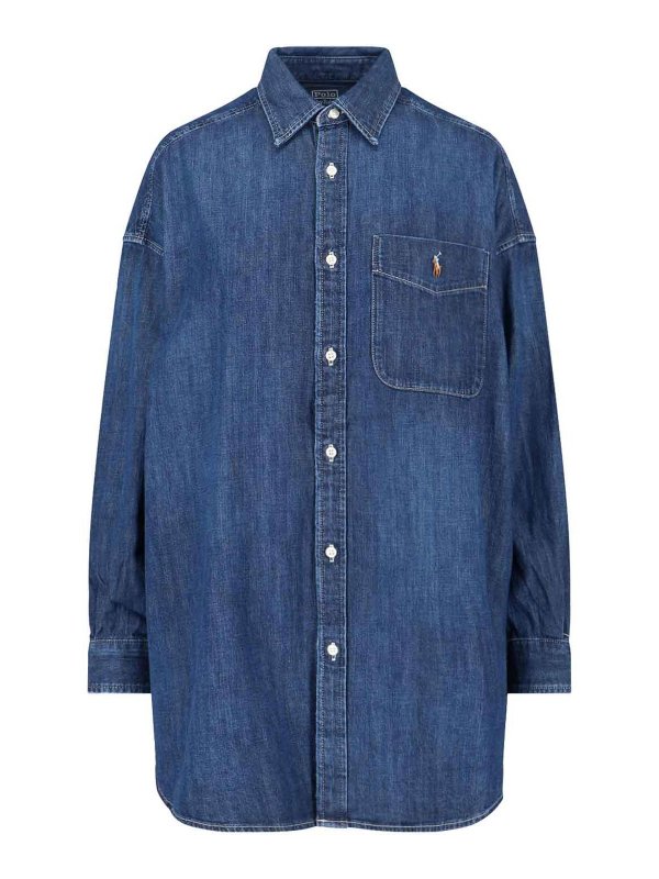 POLO RALPH LAUREN: Hemden - Hemd - Blau