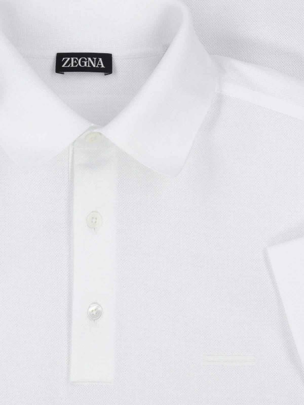 The Best Shops ZEGNA: Polos  - Polo - Blanc