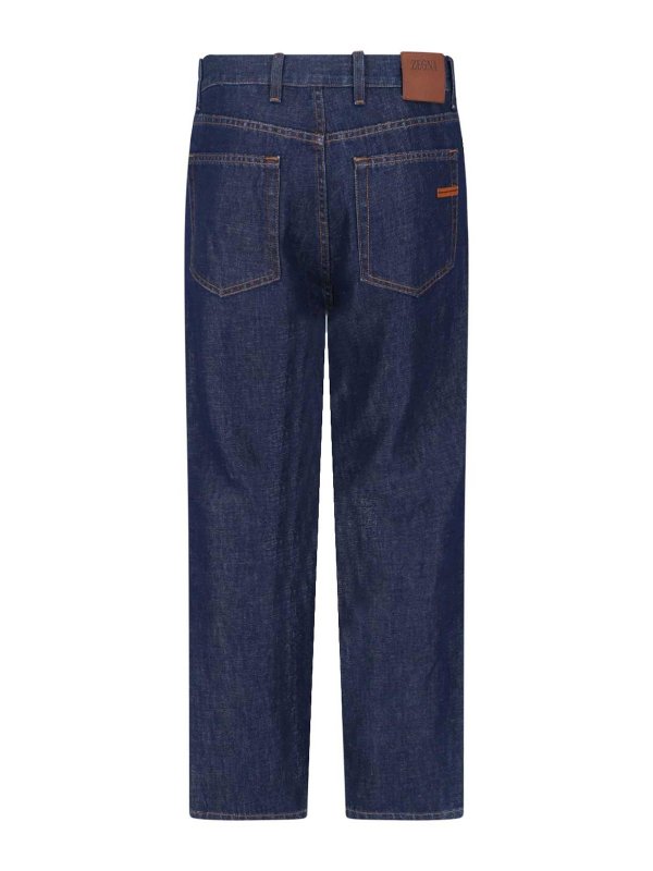 ZEGNA: straight leg jeans online - Straight jeans