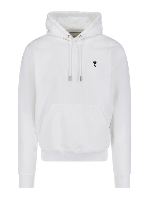 AMI PARIS: Sweatshirts und Pullover - Sweatshirt - Weiß