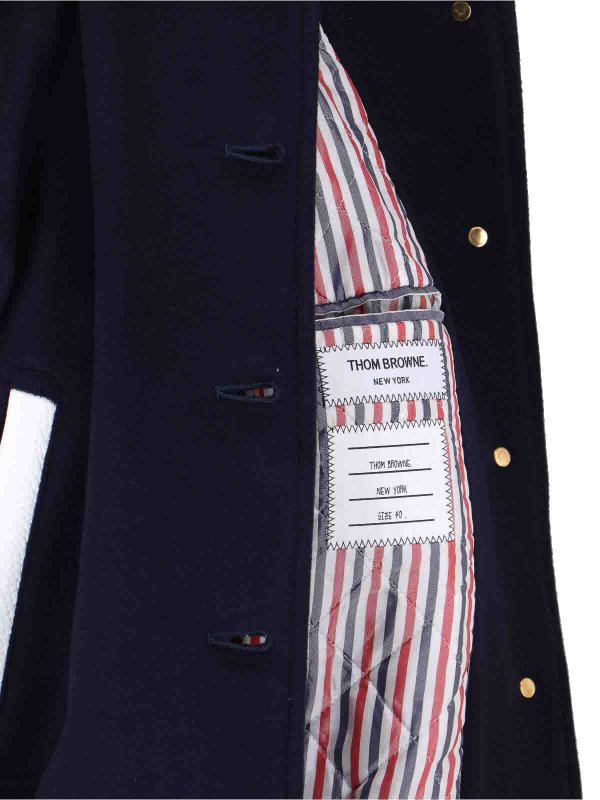 THOM BROWNE buy online Varsity bomber jacket