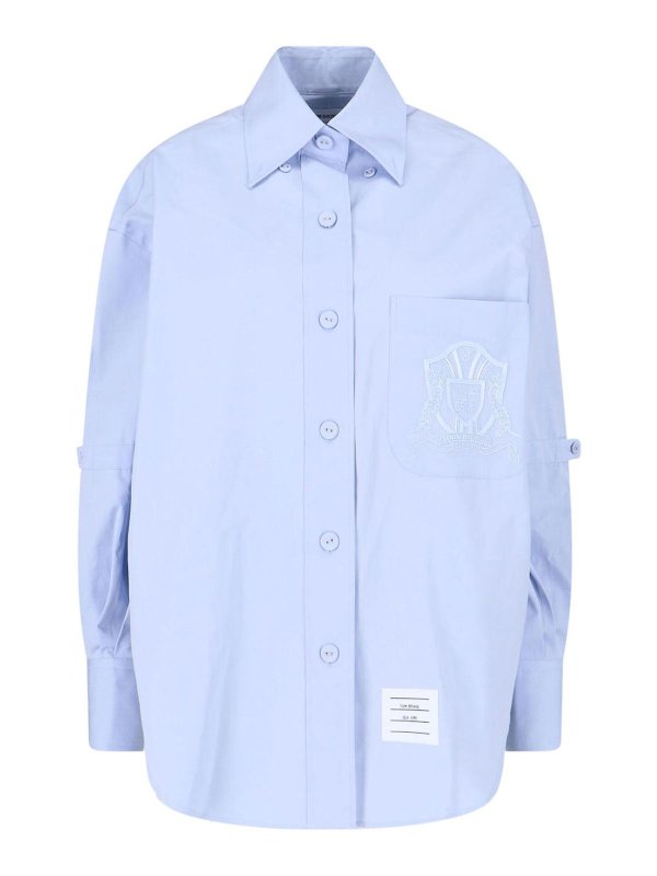 THOM BROWNE: Camisas - Camisa - Azul