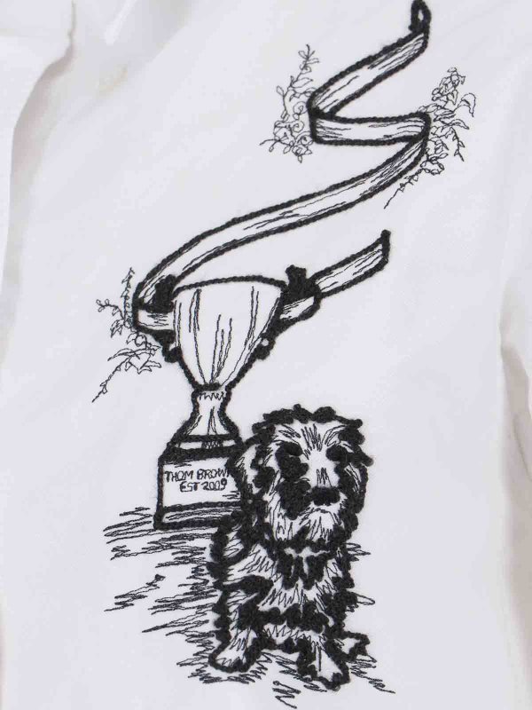 Hector Trophy shirt shop online: THOM BROWNE
