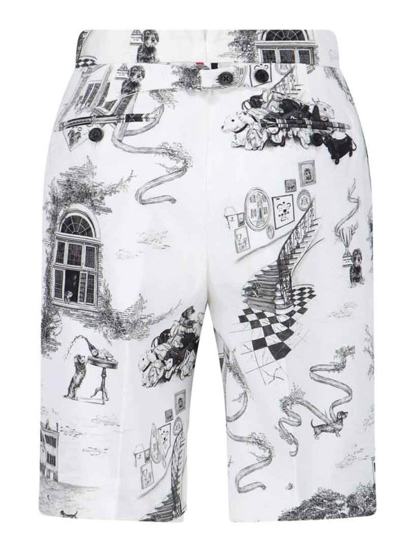 THOM BROWNE: Shorts online - Shorts - Blanco