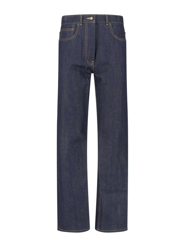 THOM BROWNE: Jeans Rectos - Vaqueros Rectos - Azul