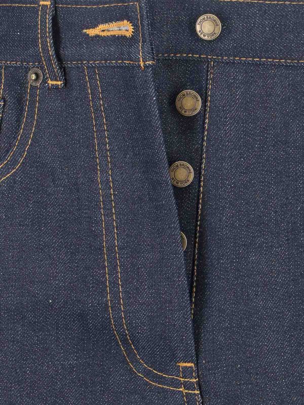 Vaqueros Rectos - Azul shop online: THOM BROWNE