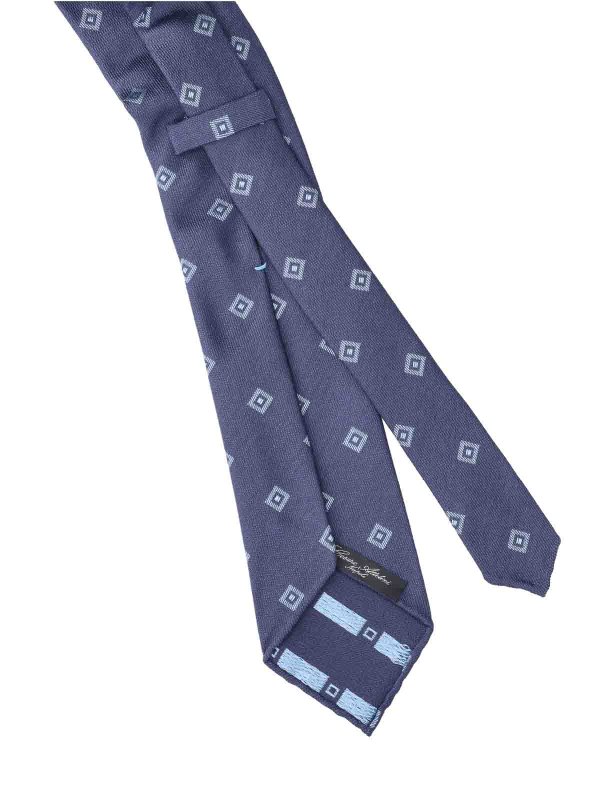 The Best Shops CESARE ATTOLINI NAPOLI: Krawatten und Fliegen - Krawatte - Blau