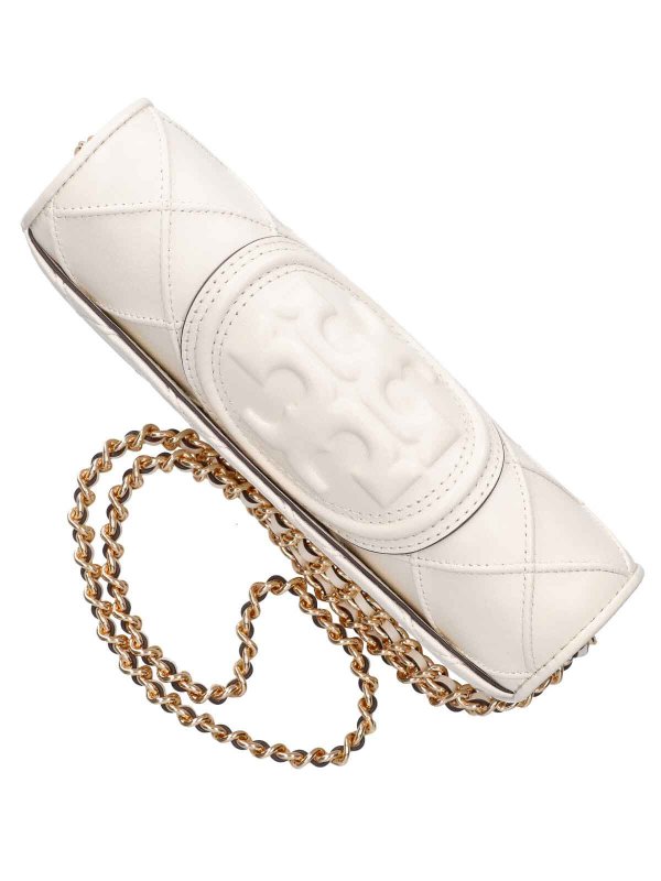 Fleming chain wallet shop online: TORY BURCH