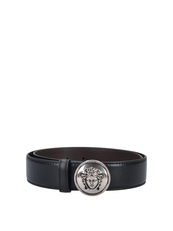 VERSACE: Cinturones - Cinturón - Negro