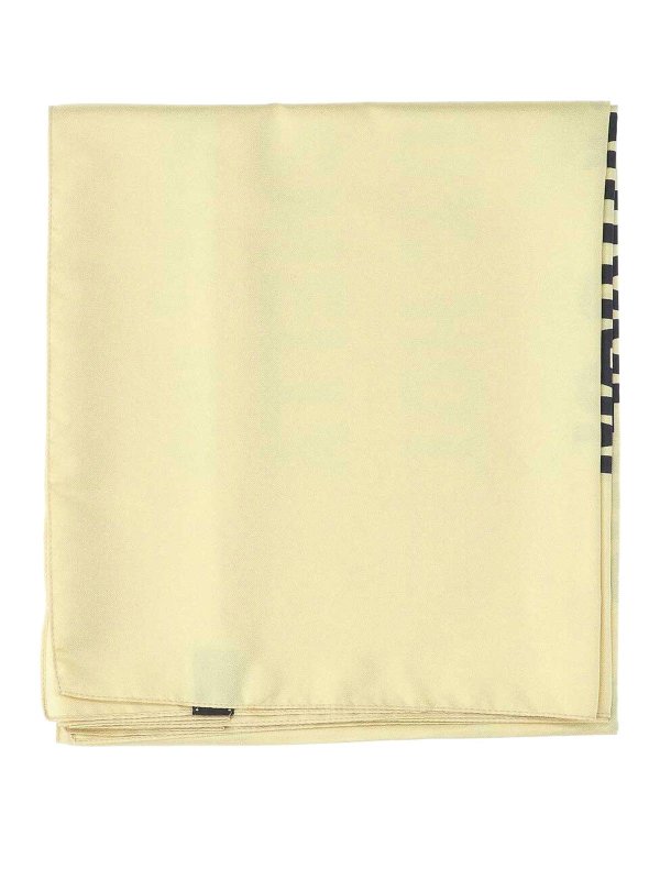 MARTINE ROSE: Stoles & Shawls - Logo scarf