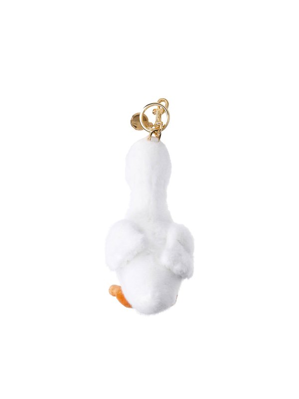 MOSCHINO: key holders online - goose key ring charm