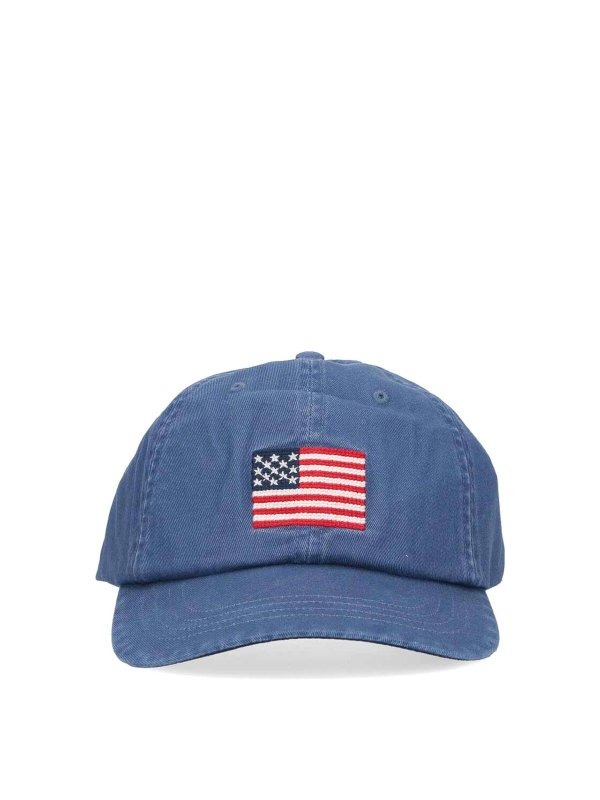 POLO RALPH LAUREN: hats & caps - Flag baseball hat