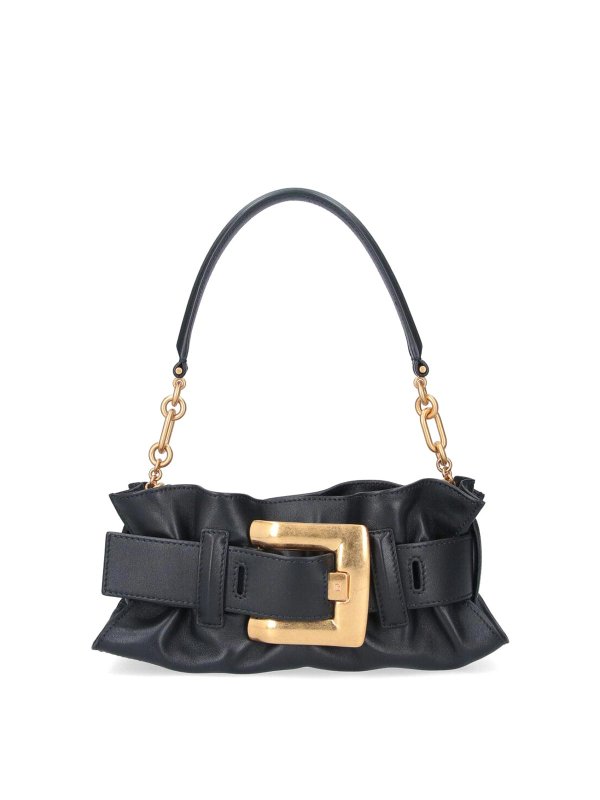 Balmain: totes bags - Mini anthem bag