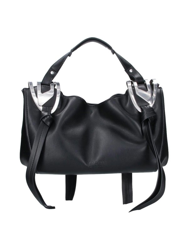 DIESEL: トートバッグ - トートバッグ - 黒