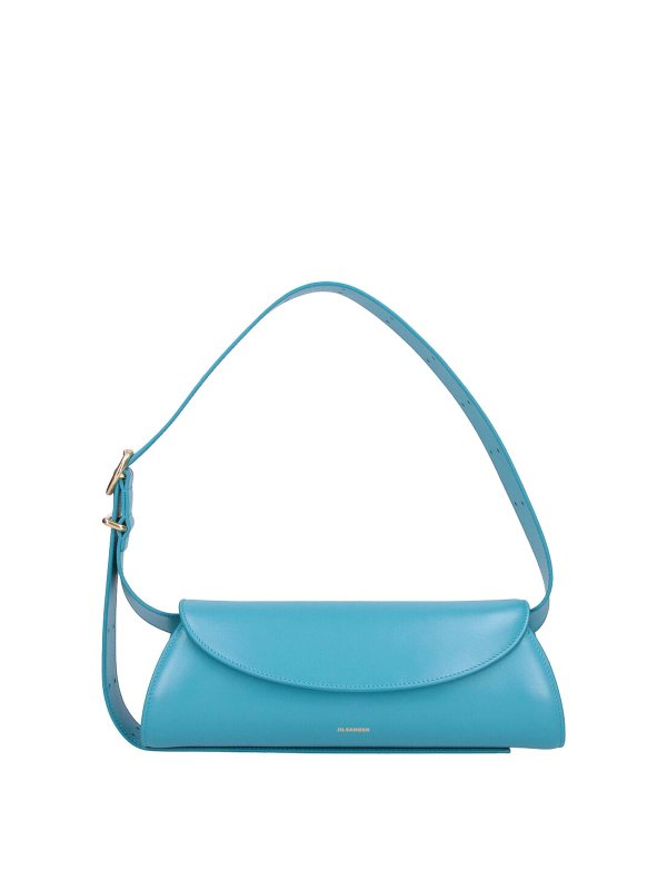 JIL SANDER: Bolsos de hombro - Bolsa De Hombro - Azul
