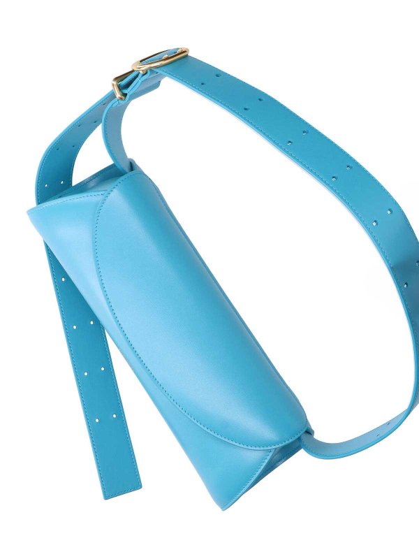 Bolsa De Hombro - Azul shop online: JIL SANDER