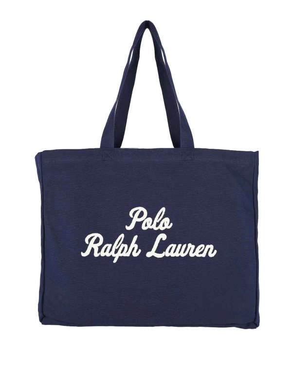 POLO RALPH LAUREN: Handtaschen - Shopper - Blau