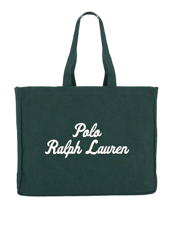 POLO RALPH LAUREN: トートバッグ - トートバッグ - 緑