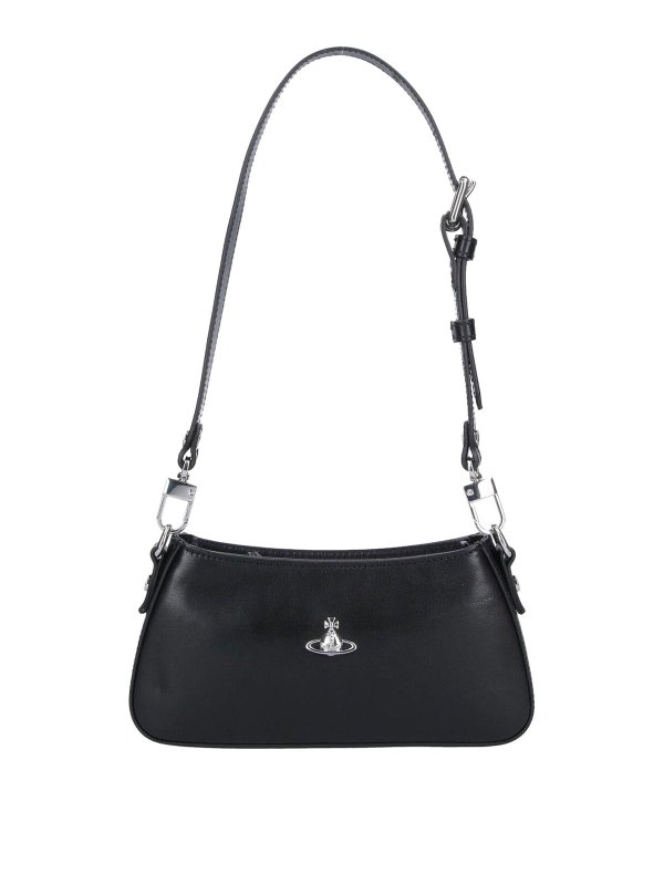 VIVIENNE WESTWOOD: ショルダーバッグ - ショルダーバッグ - 黒