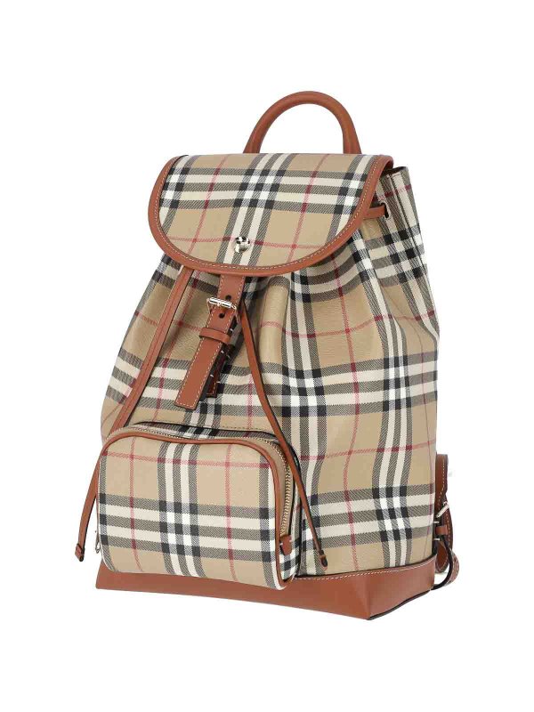 BURBERRY: バックパック online - バックパック - ベージュ