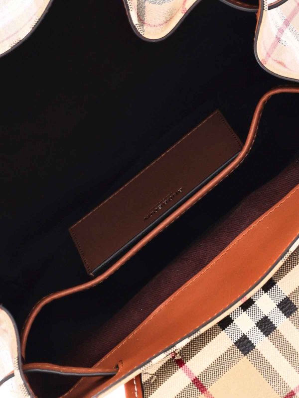 バックパック - ベージュ shop online: BURBERRY