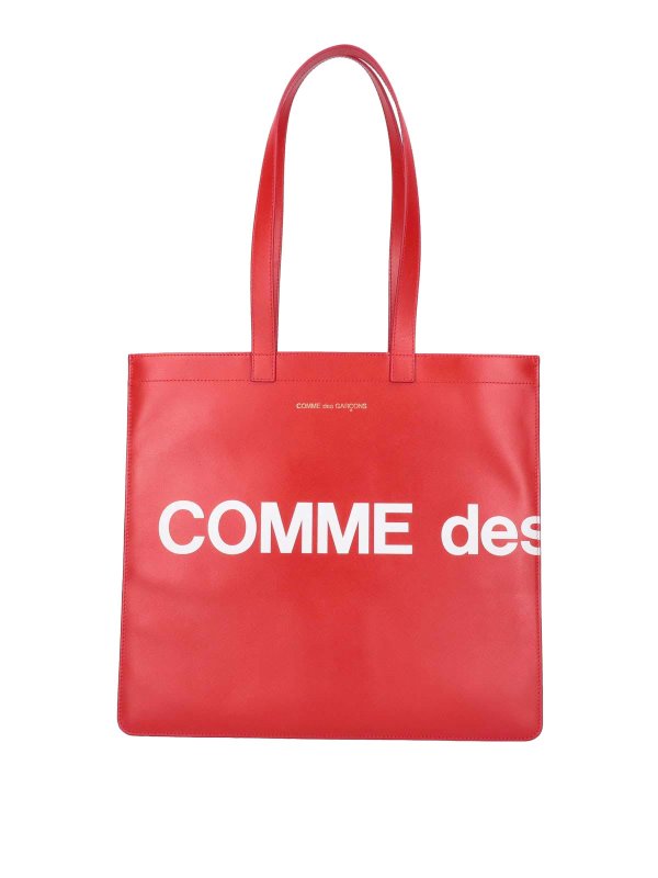 COMME DES GARCONS: shopper - Borsa tote logo