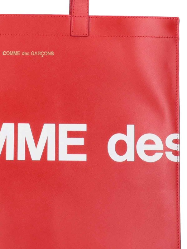 Borsa tote logo shop online: COMME DES GARCONS