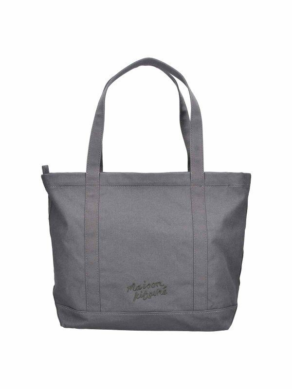 The Best Shops MAISON KITSUNÉ: Handtaschen - Shopper - Grau