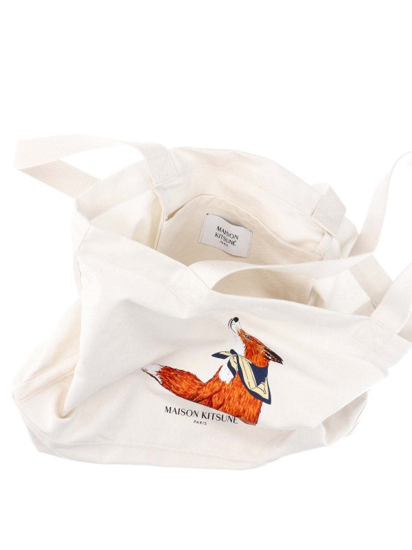 Borsa tote shop online: MAISON KITSUNÉ
